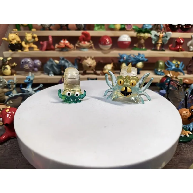 

Pokemon Figure Omanyte Omastar Doll Transparent Model Children Ornaments Accessories Toy