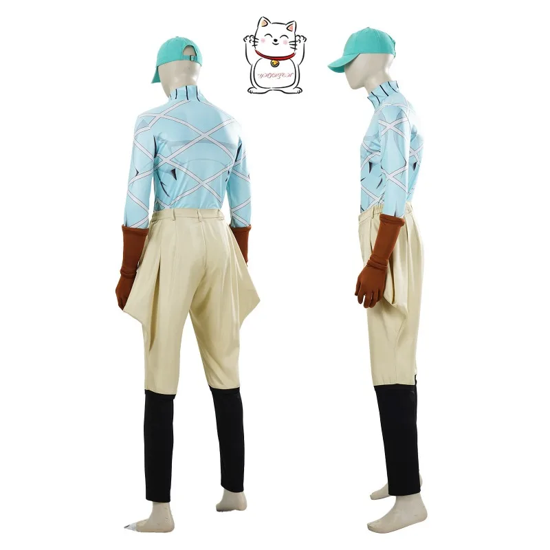 

Костюм Диего Брандо на Хэллоуин: комплект для косплея (топ, брюки, шляпа, перчатки) для сценических выступлений и вечеринок