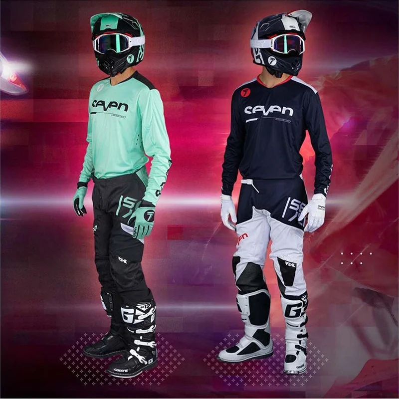 Conjunto de motocicleta todoterreno 2025MX, equipo todoterreno, combinación MX, parte superior de secado de velocidad deportiva negra para motocicleta