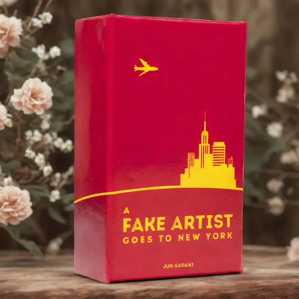 

A Fake Artist Goes to New York Party Game for Family and Friends Drawing and Bluffing Card Game Social Deduction Game Board Game