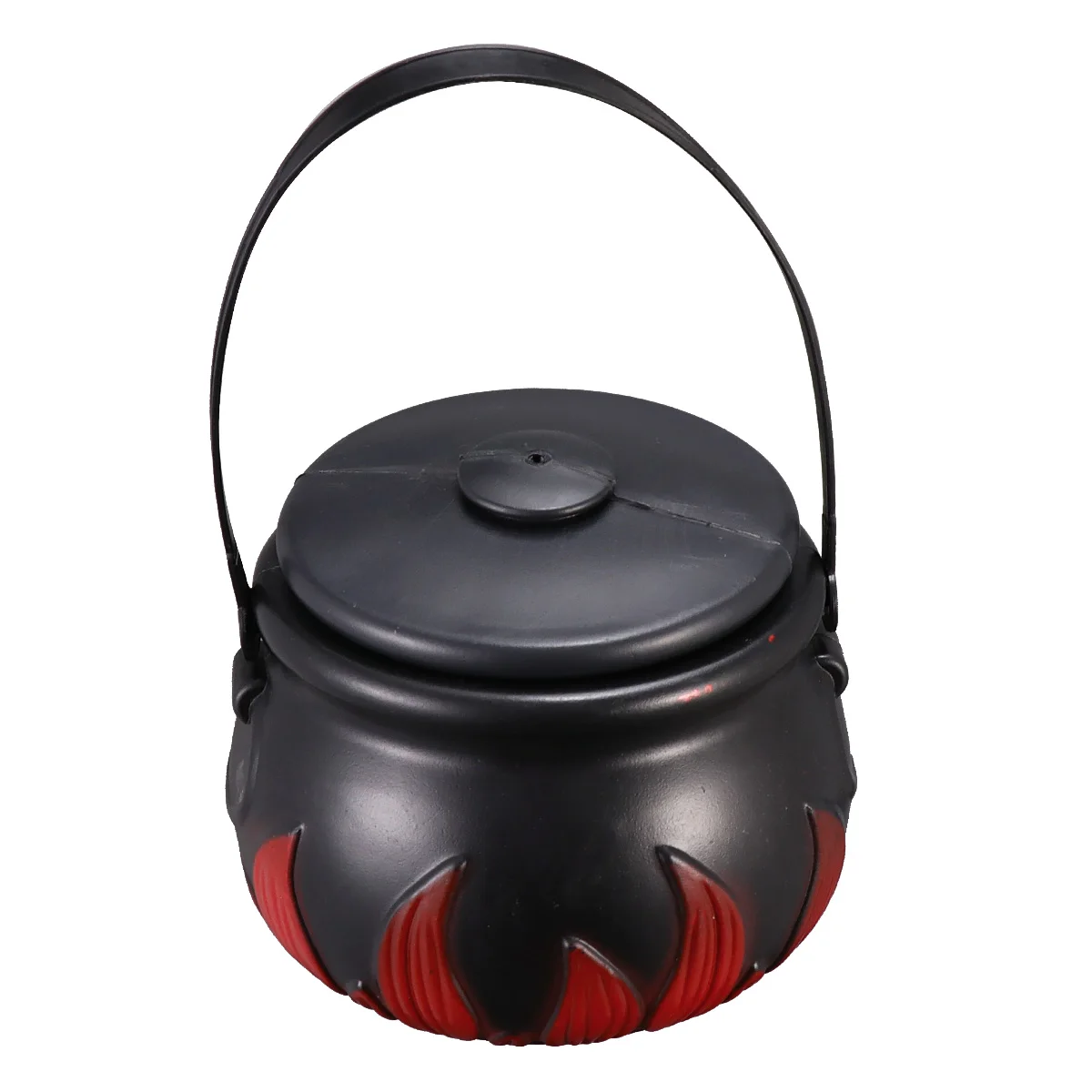 

Halloween Candy Bucket Black Plastic Cauldron With Handle For Party Decor Pot Of Gold Bucket Lightweight