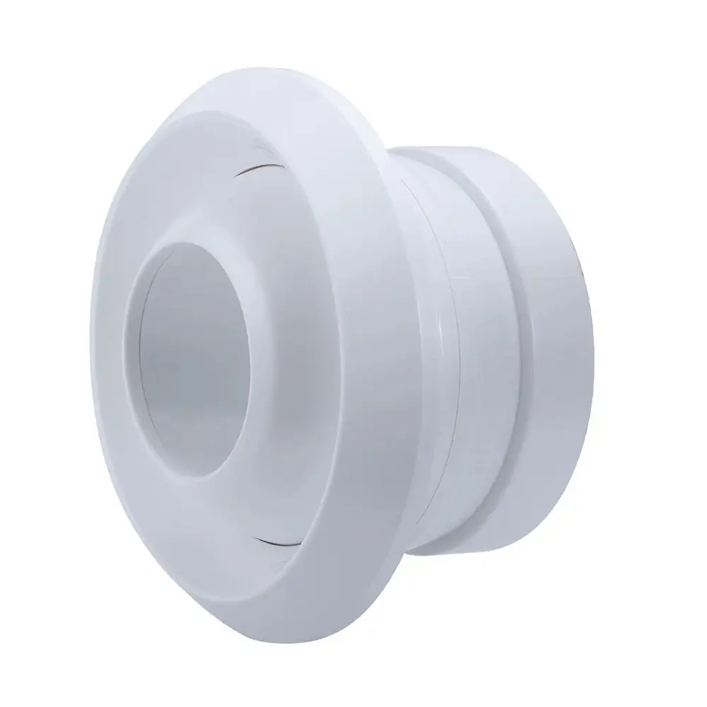 Válvula de saída do sistema de ar circular, bico esférico branco abs, ventilação de ar ajustável 75/100/150/200mm, saída de ventilação central, 1 peça