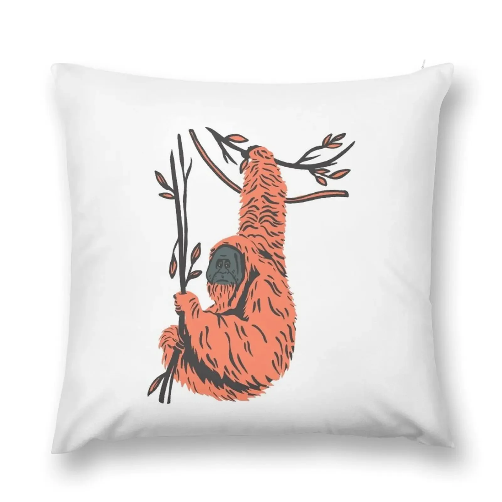 

Orangutan Throw Pillow Sofa Cushion Cover Embroidered Cushion Cover luxury throw pillow covers pillow