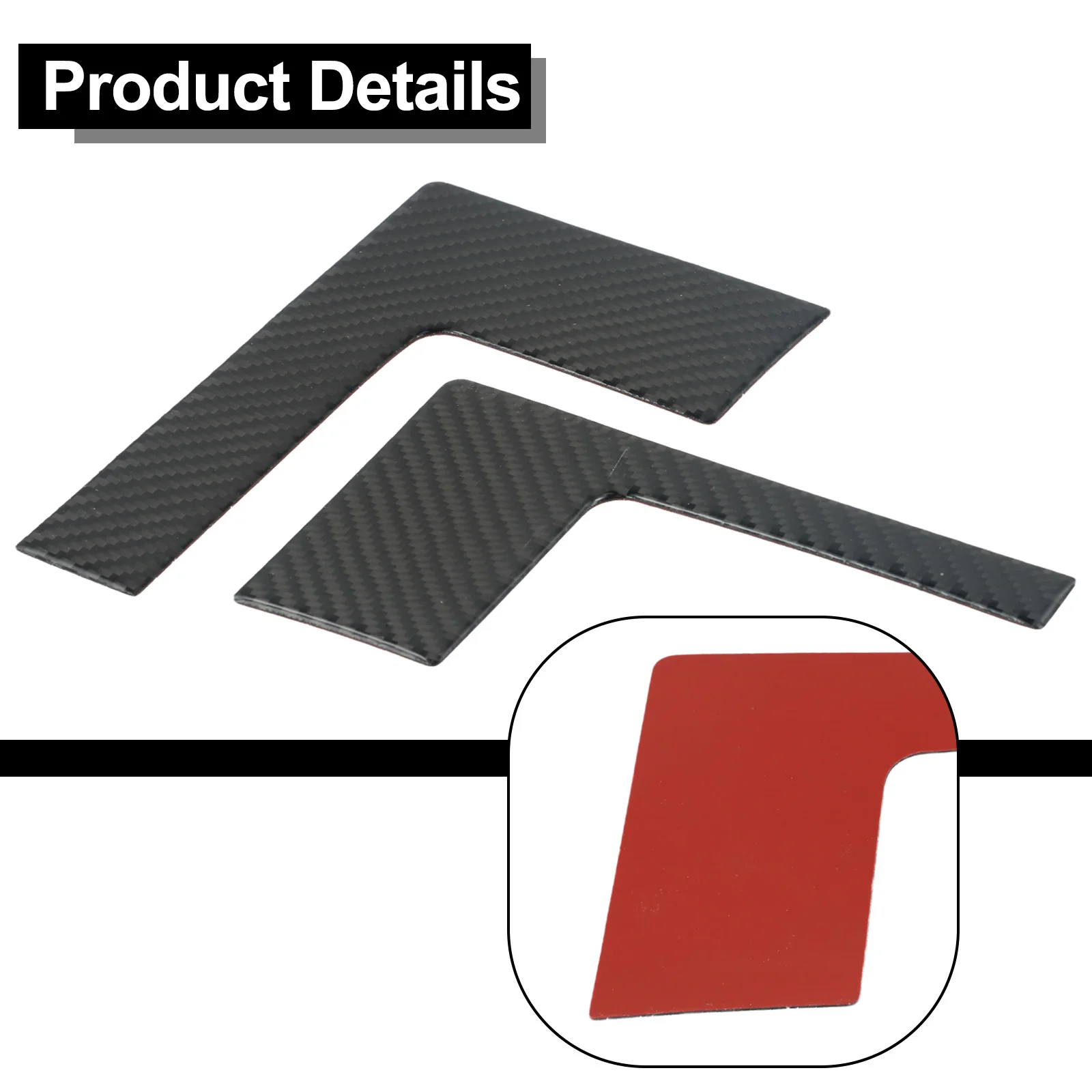 Manual Measurement Panel Trim Cover ABS-Carbon Fiber Easy To Use High-quality Materials Quick To Install Manual