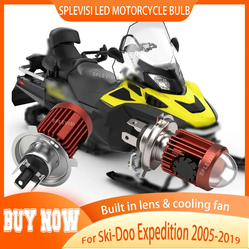 

Motorcycle LED Headlight for Better Night Vision 3000K Yellow 6000K White For Ski-Doo Expedition 2005 2006 2007 2008 2009-2019