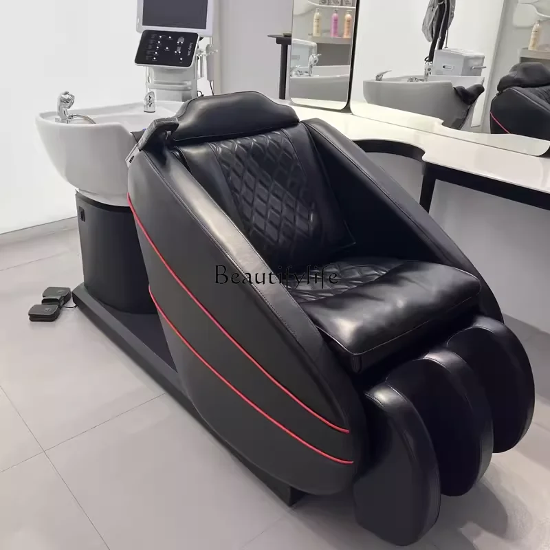 

Hair Salon, Basin-Seat, Shampoo Chair-Seat, Multi-Functional, Rotating, Electric, Reclining, Health Bed Chair