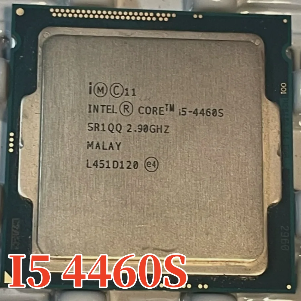 

Original Intel core I5 4460S SR1QQ CPU 2.90GHz 6M 65W 22nm LGA1150 I5-4460S quad core Desktop processor Free shipping