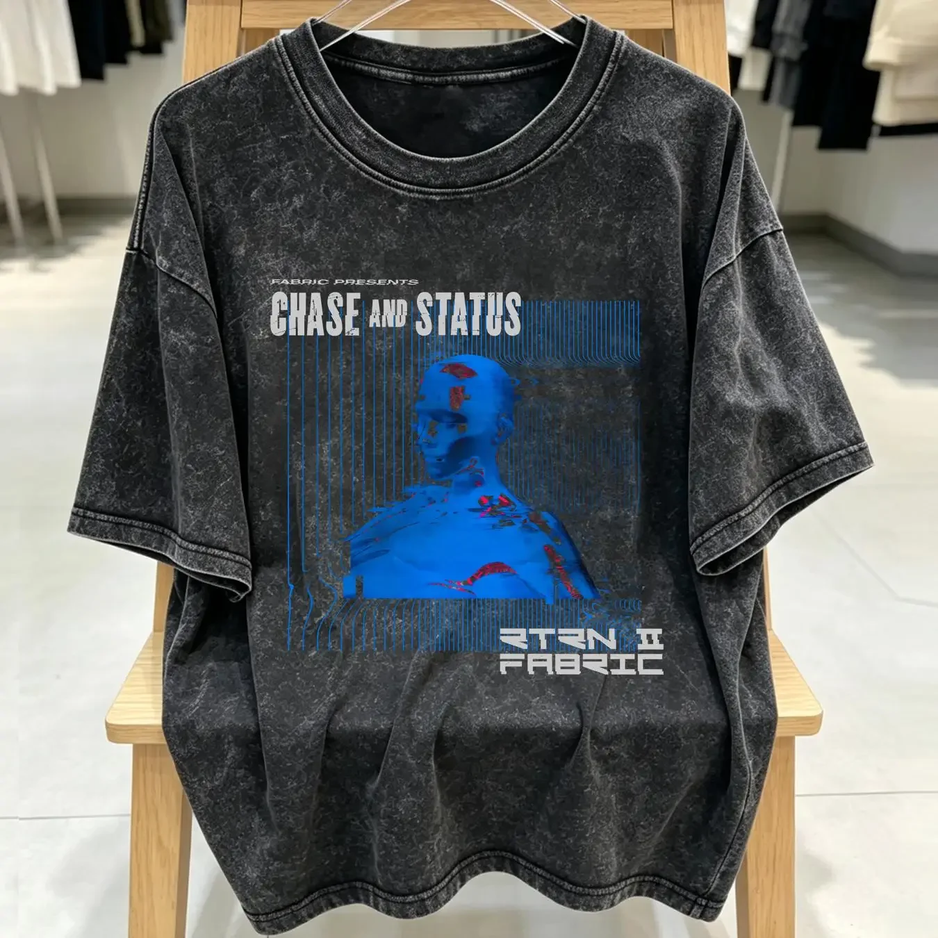 washed T Shirt Hot Chase Status concert Family Men All Size vintage Washed Versatile Unisex Comfortable Casual designer clothes