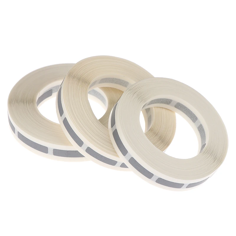 1000 قطعة/لفة ملصقات لاصقة يدوية للخدش شريط رمادي في لفات ترميز تراكب فيلم لعبة الزفاف #4