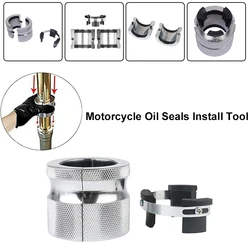 Conducteur de joint de fourche réglable pour moto, outil de conducteur de joint de fourche nous-mêmes sur fourches inversées conventionnelles, 30mm-45mm,VT13085