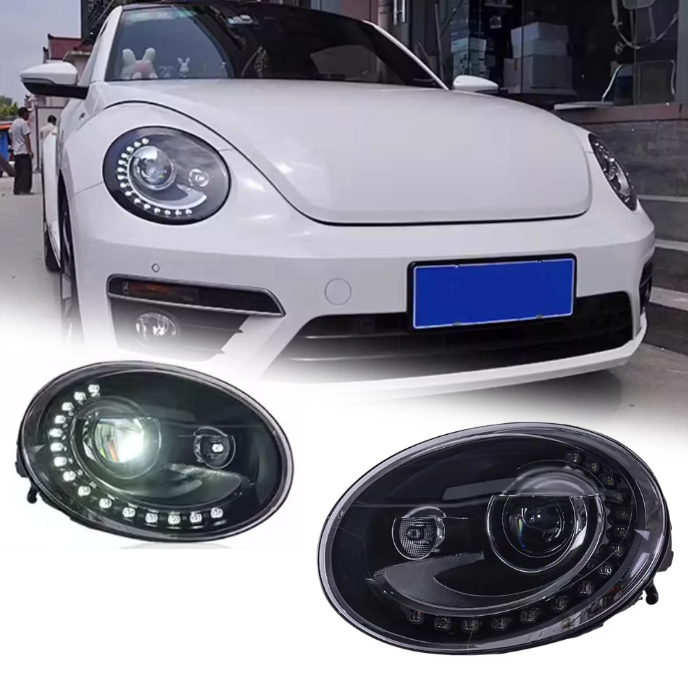 

Hot LED HeadLights for VW Beetle 13-21 to new style full led DRL Car head lamp Assembly Signal Auto Accessories Modified Lamp