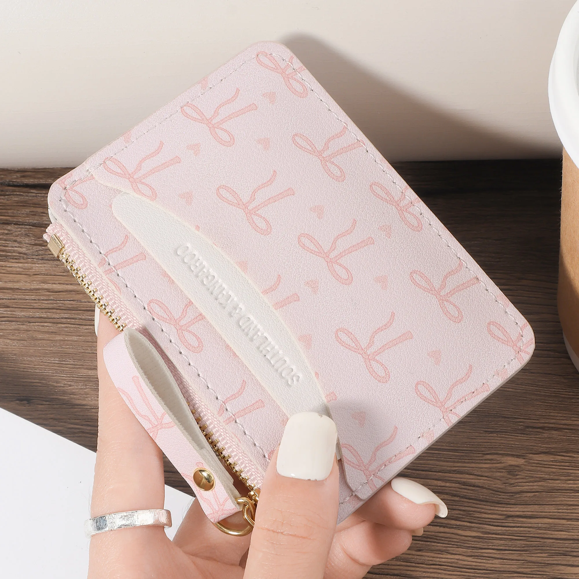 Ultra Thin, Lightweight, Portable Card Holder For Cash, Id Card, Credit Card, Coin Pocket Wallet, Fashionable Zipper Wallet, Hig