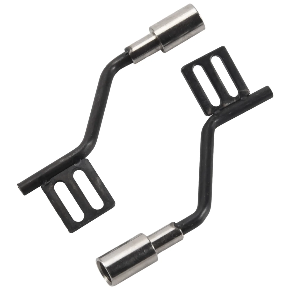 Tubo de escape de simulación de Metal de BAAA-1Pair, ventilación de Gas para Traxxas Trx4 Defender Ford Bronco SCX10 Rc, piezas de coche, colector de escape