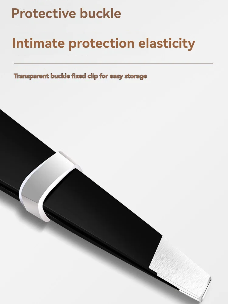 ステンレス鋼精密ピンセットまつげカーラーコンタクトレンズピンセットひげトリミング眉毛とひげ抜き美容ツール