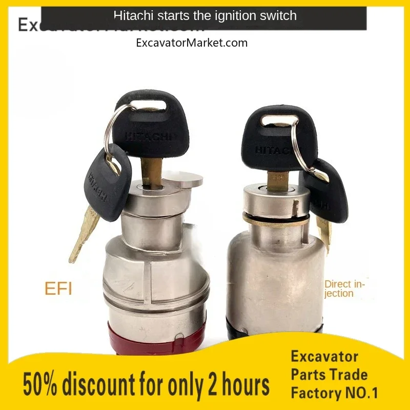 

Excavator Spare Hitachi 60 70 120 200 210 240 330 360 Start ignition switch electric lock excavator