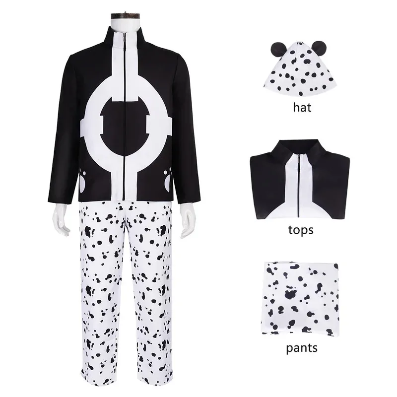 أزياء أنيمي بارثوليميو التأثيرية قبعة بلايز السراويل مجموعة كاملة الجيش الثوري كوما لعب الأدوار البدلة حفلات الهالوين كرنفال ؛ 3'v ، 6