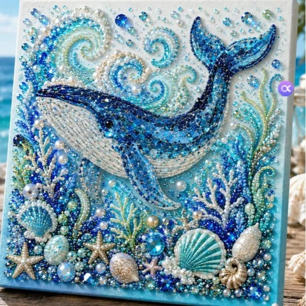 DIY Beads Painting gift set,Ghost Pearl Art DIY Kit,Ocean Pearl DIY Set,Home Decor Decoration Crafts