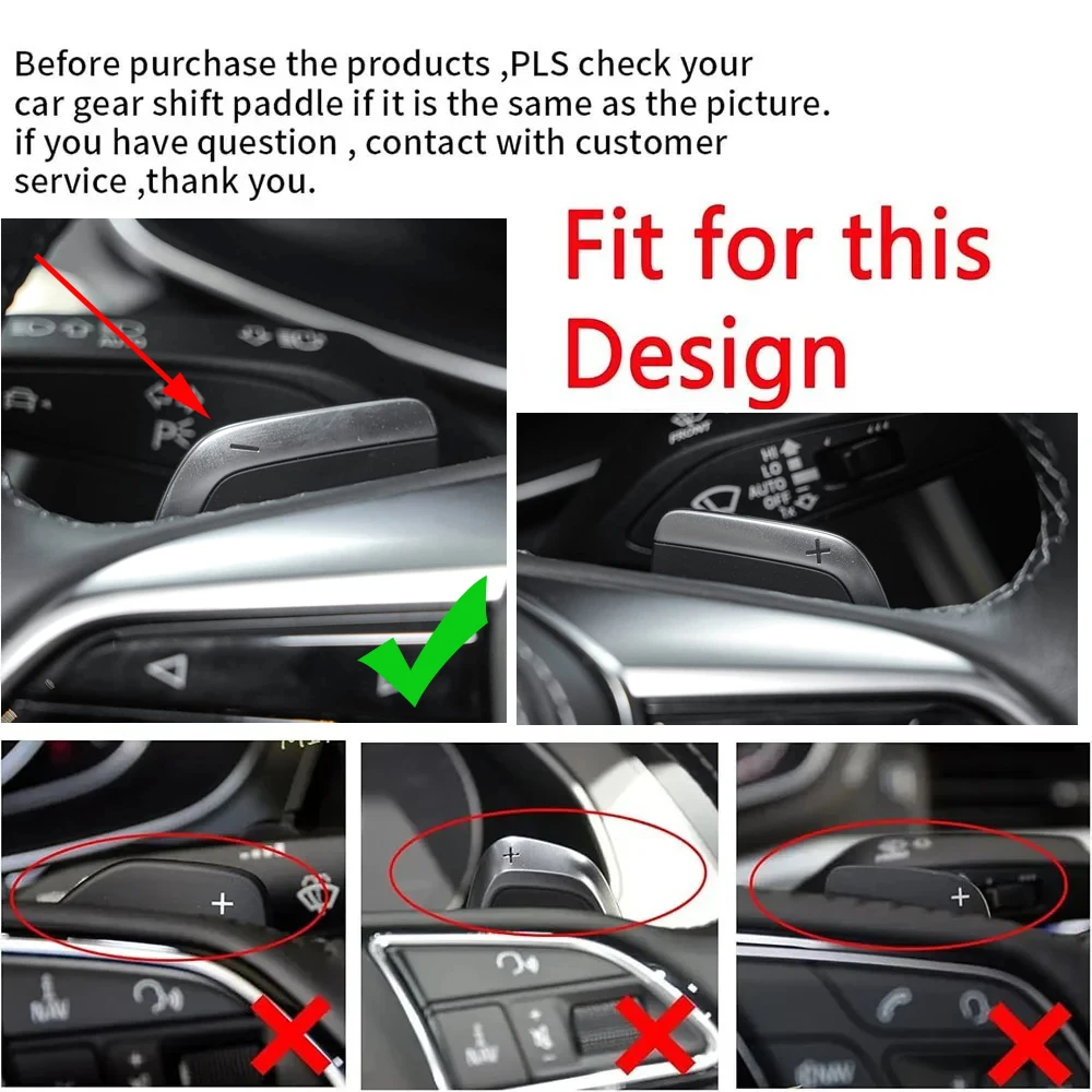 Paddle Shift Für Audi A3 A4 S4 A5 S5 A6 S6 C8 A7 S7 4K A8 Q8 E-tron Sportback 2020-2023 2024 Auto Lenkrad Paddle Shifte – Detail 1