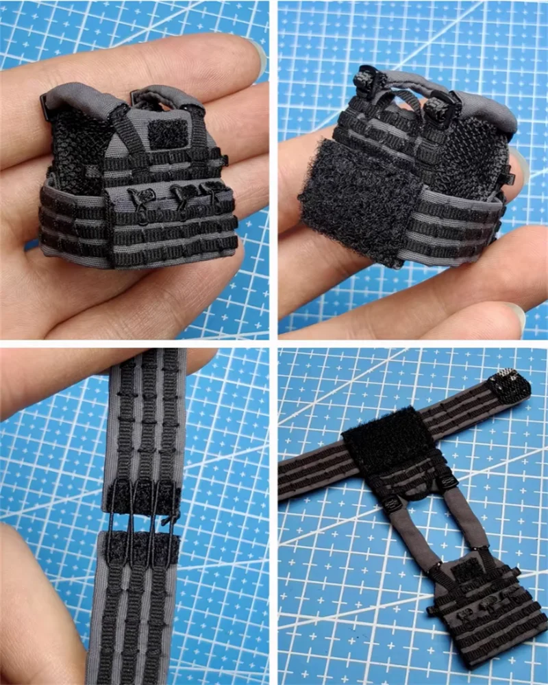 YYDS 1/12 دمية الجندي الصدر معلقة التكتيكية سترة لعبة مجسمة الملحقات صالح 6 ''عمل الشكل الجسم في الأوراق المالية