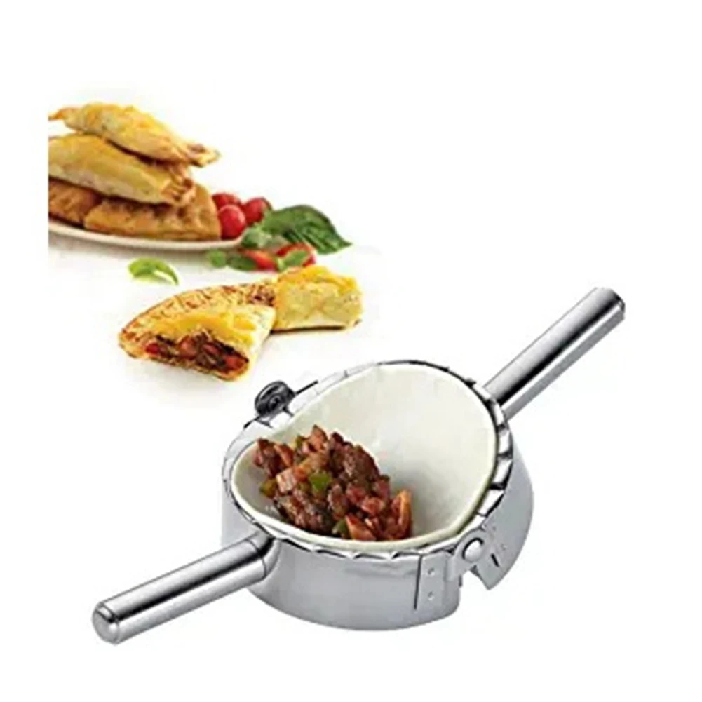 Molde para Ravioli de prensa de Empanada de acero inoxidable, dumplings utensilio para hacer, cortador de masa de pastelería, accesorios de cocina, los mejores utensilios