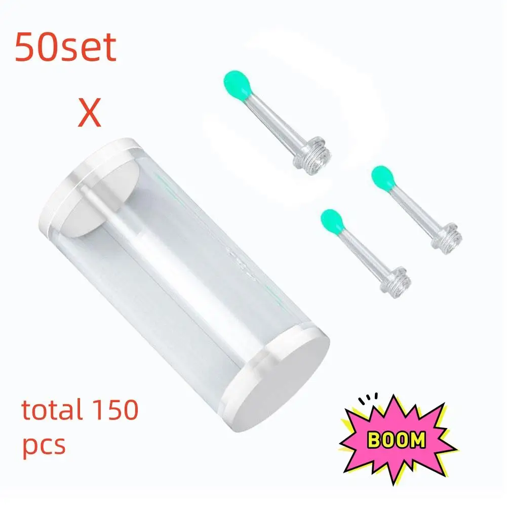 50set（150pcs) Ear Spoon Replacement For NE3 Wireless Smart Visual Ear Cleaner Otoscope Ear Wax Camera Removal Tool