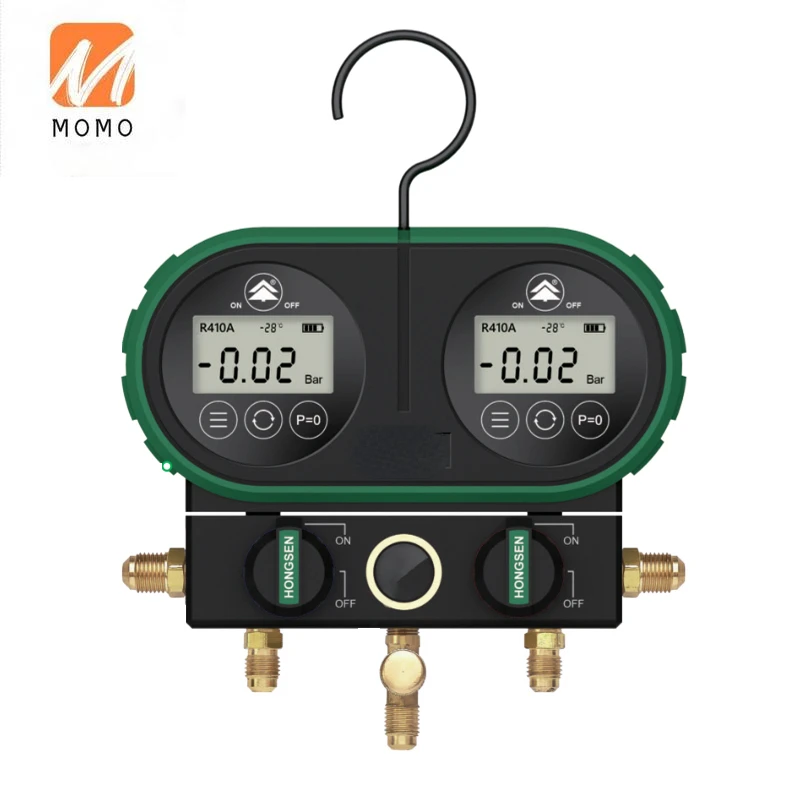 Refrigerant manifold gauge digital manifold gauge set HVAC Air conditioning refrigerant digital pressure gauge DVS60