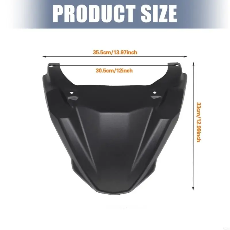 M76E Motorrad-Schnabel-Motorhaubenabdeckung mit Carbon-Optik-Finish, Frontverkleidung und Befestigungspunkten für 2015–2020 FJ09 – Detail 6