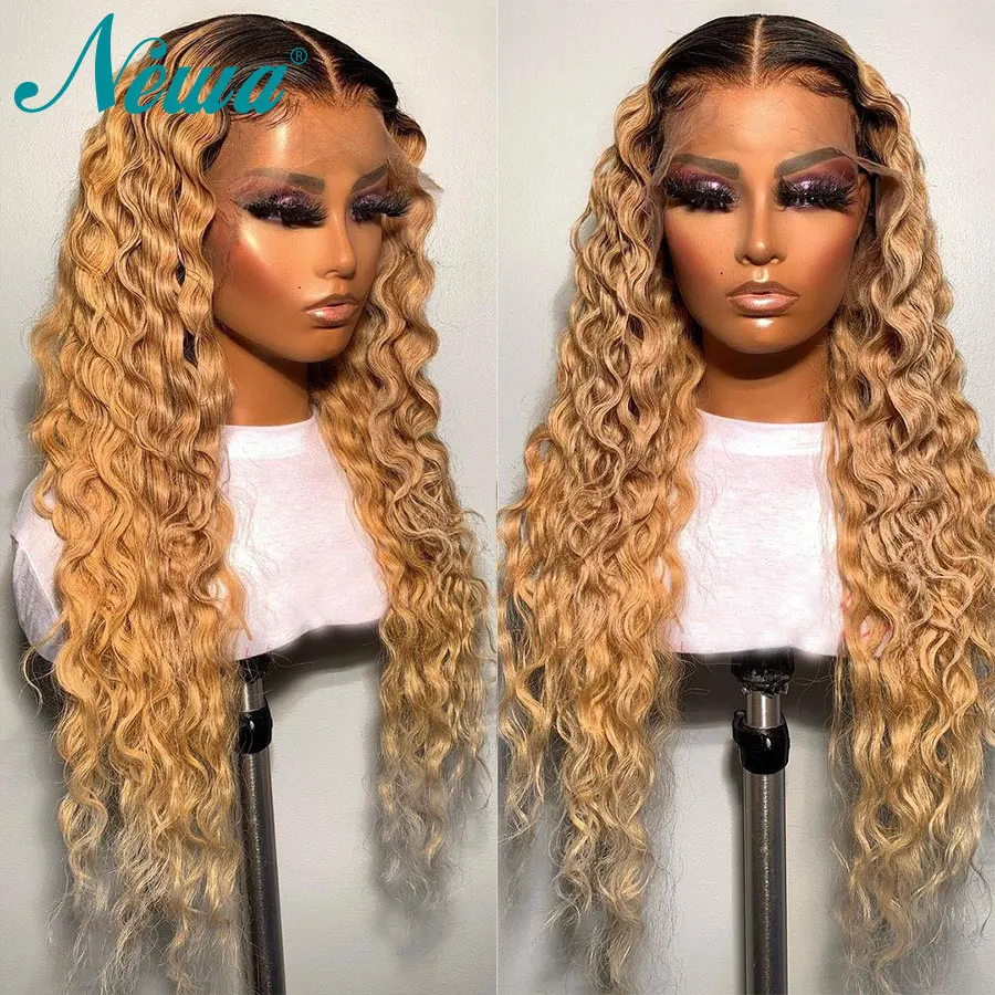 13x6 Ombre Blonde HD Lace Frontal Wig Ultra Fitted HD Lace Closure Wig Invisible Swiss HD Lace Melt Skins 100% Human Hair HD Wig - view 3