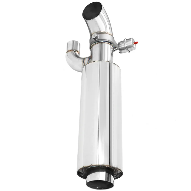SYPES High Quality Stainless Steel 3/3,5 Inch Exhaust Pipe Vacuum Valve Muffler Universal Type Remote Control With Pump 76/89 mm