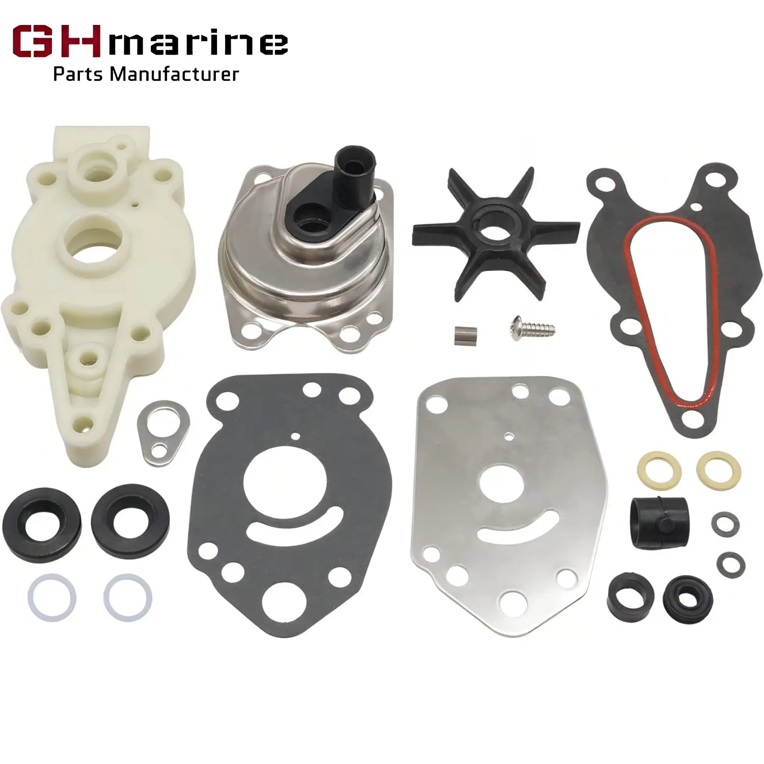 42089A5 Water Pump Impeller Repair Kit for Mercury Mariner MerCruiser Force Outboard 6 8 9.9 10 15 HP Boat Motor 46-42089A4