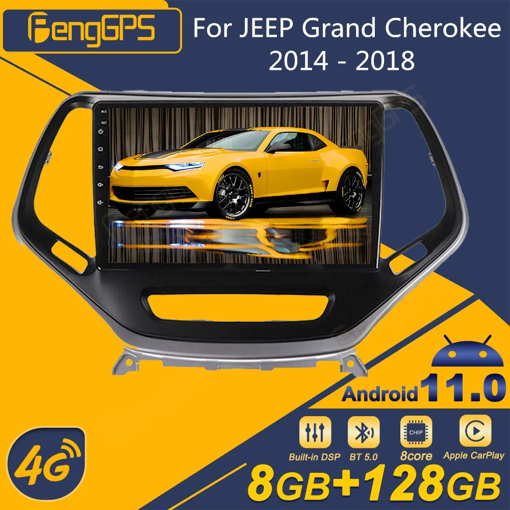 

Для JEEP Grand Cherokee 2014-2018 Android автомобильный радиоприемник 2Din стереоприемник авторадио мультимедийный плеер GPS Navi головное устройство экран