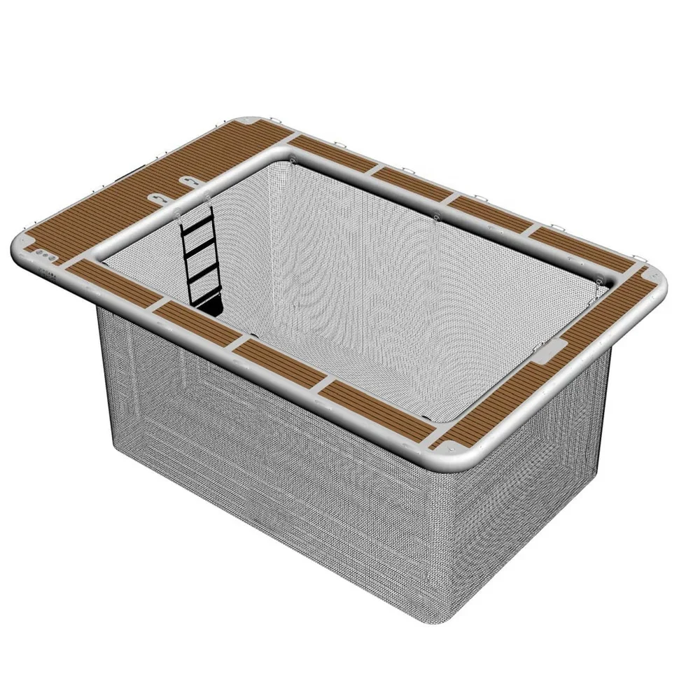 2026 Popular Inflatable Diving Platform Sea Swimming Pool Portable Floating Water Platform Sea Pool with Mesh for Yacht