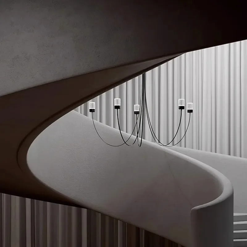 

SANDYHA Nordic Minimalist Chandeliers Modern Pendant Light for Cafe Restaurant Living Room Bedroom Villa Lighting Designer