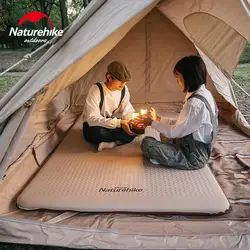 Naturehike Self-Inflating Sponge Elastic Cloth Outdoor Camping 2 Person Moisture-Proof Cushion Luxury Camping Inflatable Cushion