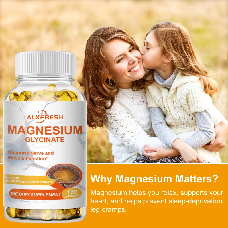 Magnesium Supplementation Promotes Nerves Function Muscles Recovery Heart Health Mood Improve Sleep Quality Cardiovascular