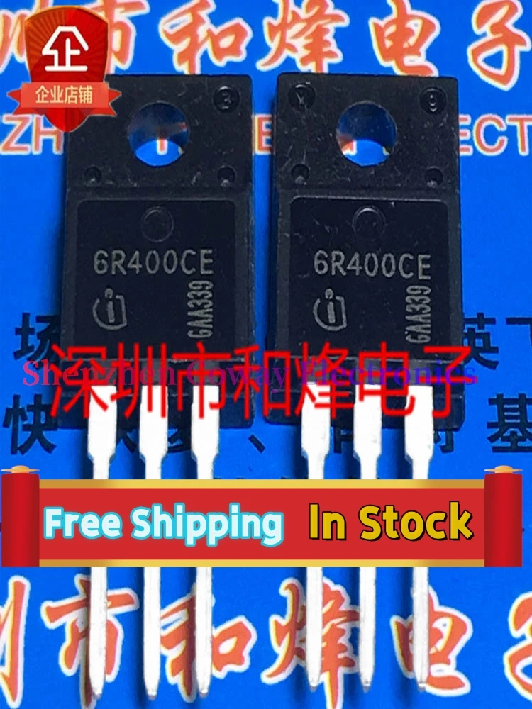 10PCS-30PCS  6R400CE IPA60R400CE  TO-220F 650V 30A  In Stock Fast Shipping