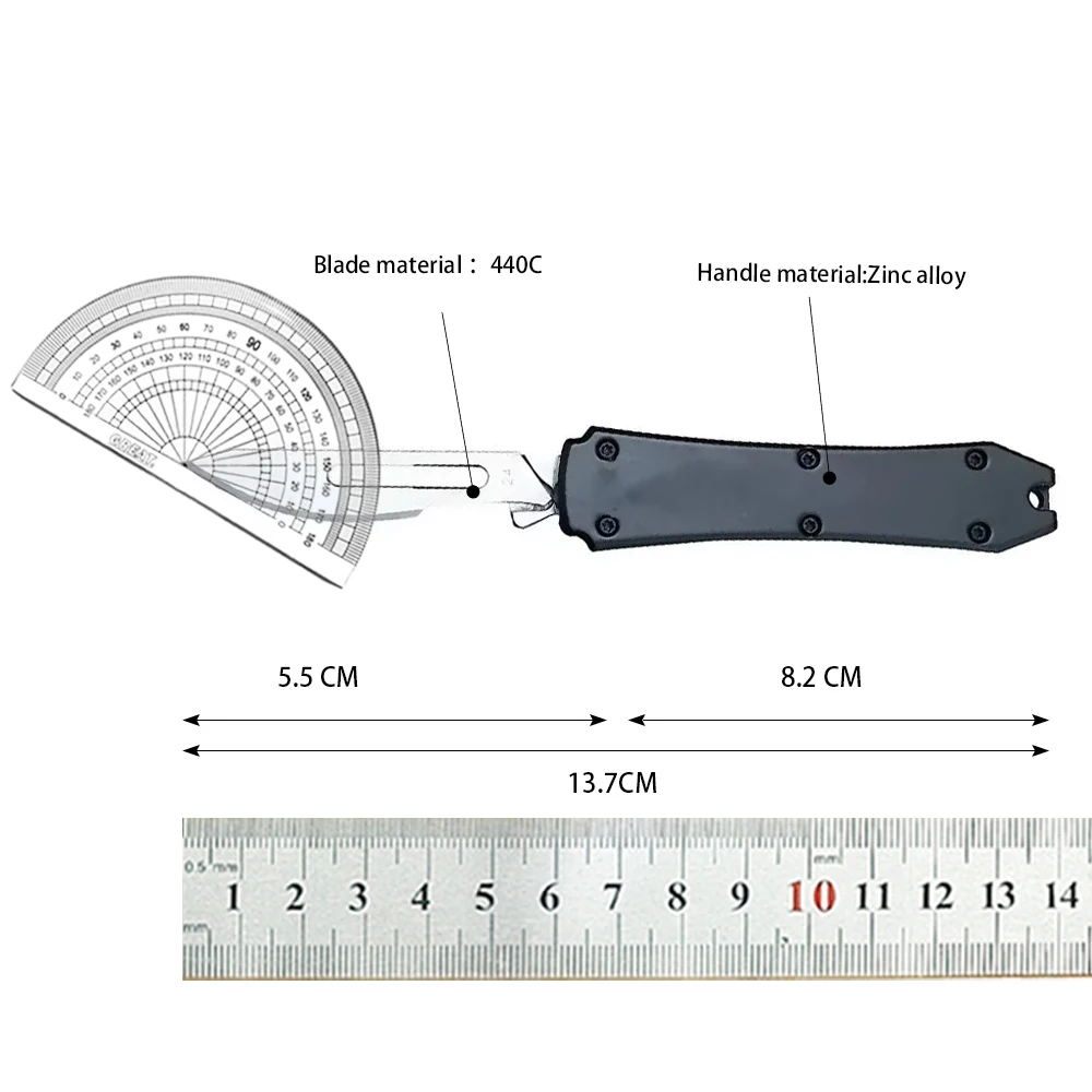 حار في الهواء الطلق سكين جيب قابل للطي 440C شفرة معبأة 10 شفرات قابلة للإزالة EDC أداة القطع المحمولة الإنقاذ سكين الدفاع عن النفس هدية #6