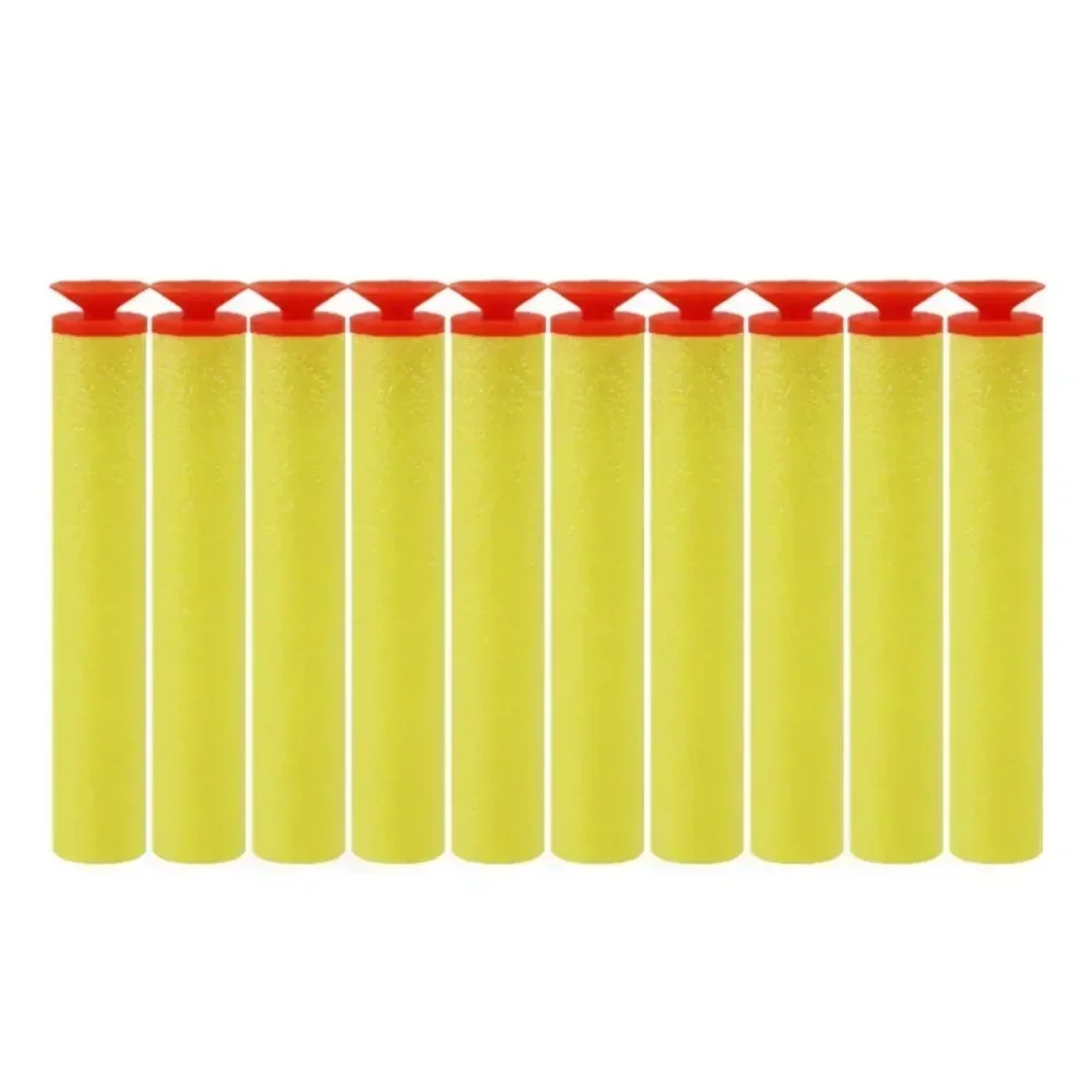 Gelbe Sucker Head Bullets 7,2 cm für Nerf N-Strike Elite Series Blasters Schaumstoff EVA Nachfüllpfeile Kinderspielzeugpistolen ZubehörF