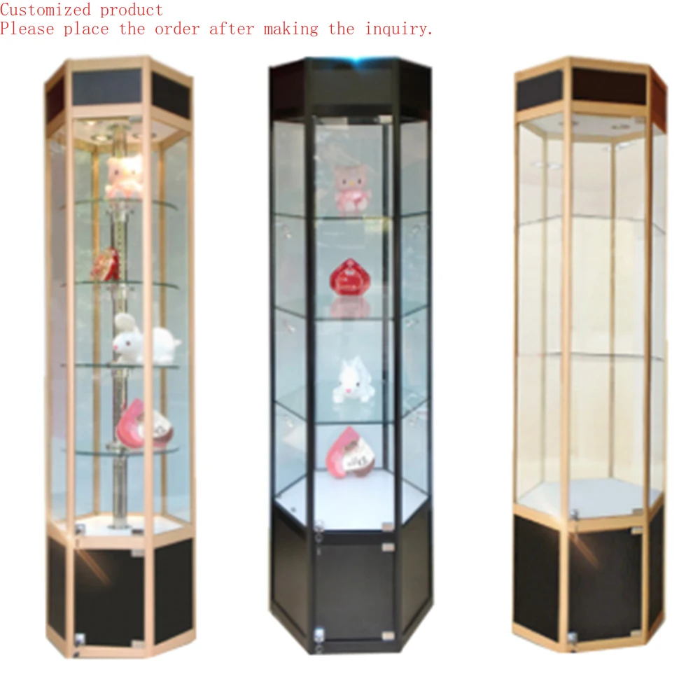 

Custom.Custom Color Luxury Mdf Tempered GlassJewelry Exhibition Display Showcase