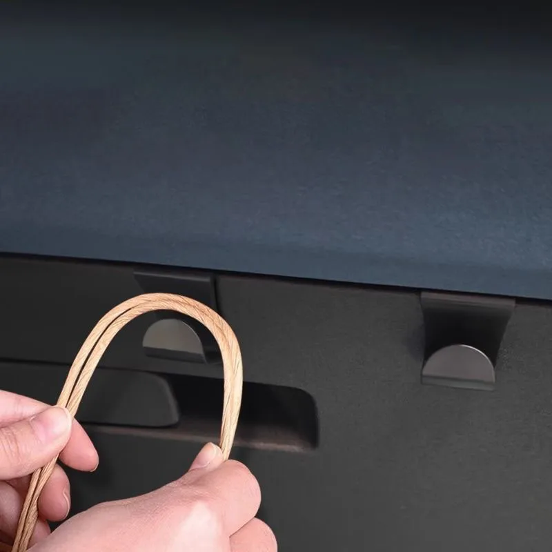 Versteckte Handschuhfachhaken aus Kunststoff für die Beifahrerseite, universelle Auto-Innenraum-Organizer-Clips – Detail 4