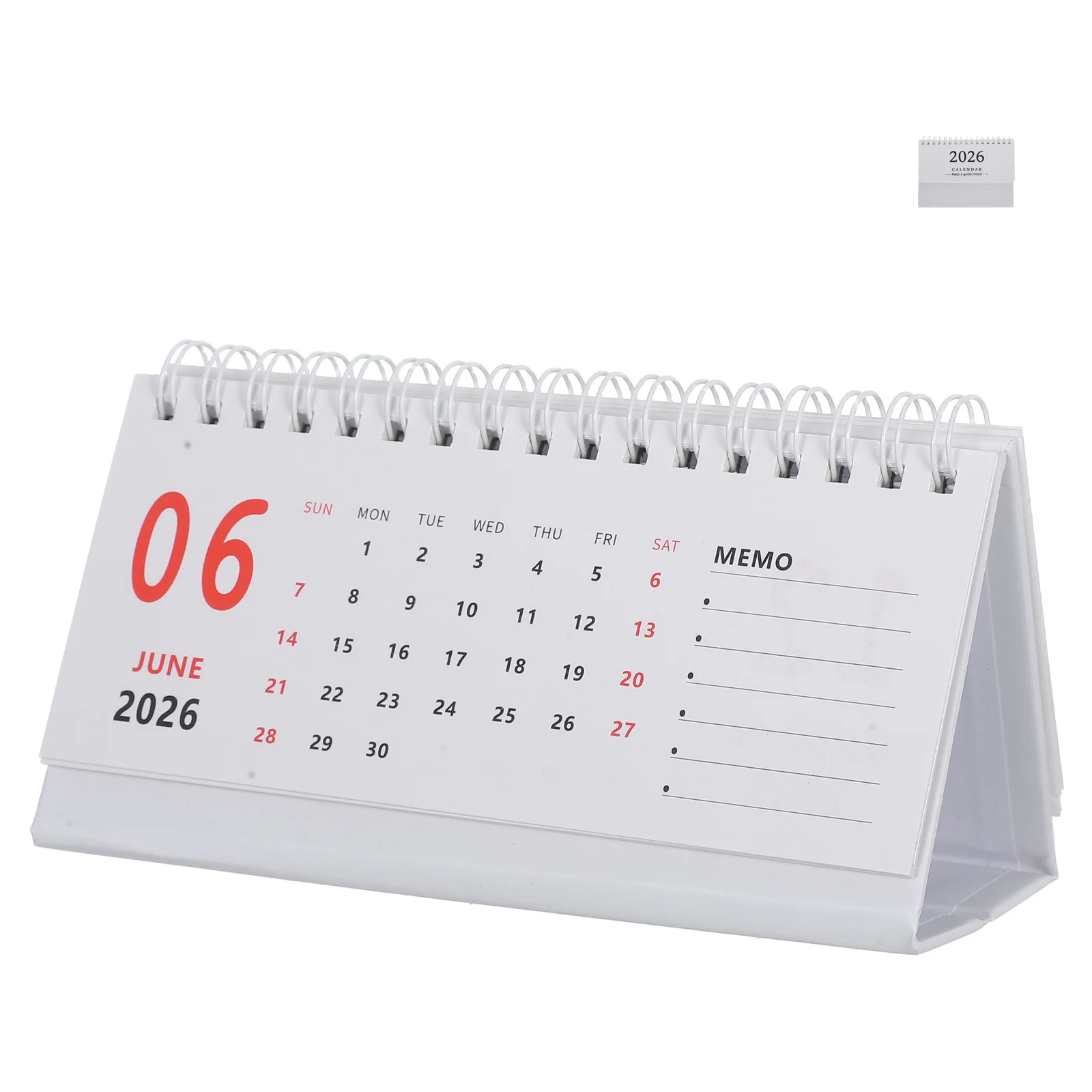Мини-раскладной календарь на 18 месяцев, 2025-2026, настольный планировщик для домашнего офиса, школы, органайзер для планирования, настольный календарь 2026