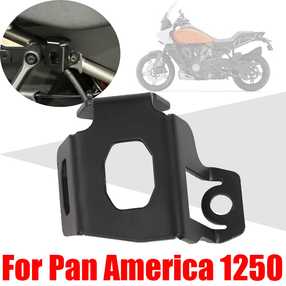 

For Harley Pan America 1250 1250S RA1250 PA1250 Motorcycle Accessories Rear Brake Fluid Reservoir Guard Cover Oil Tank Protector