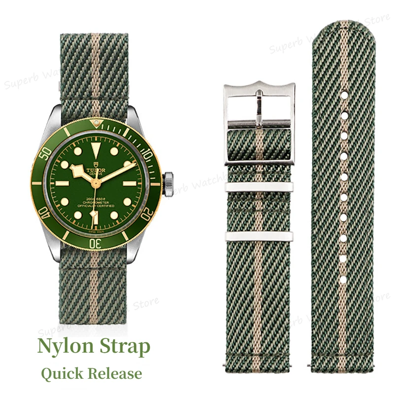 サムスンギャラクシーウォッチ用ナイロンウォッチバンド,クイックリリースファブリックブレスレット,huawei gt2,3, 4, 5,seikoリストバンド20mm, 22mm