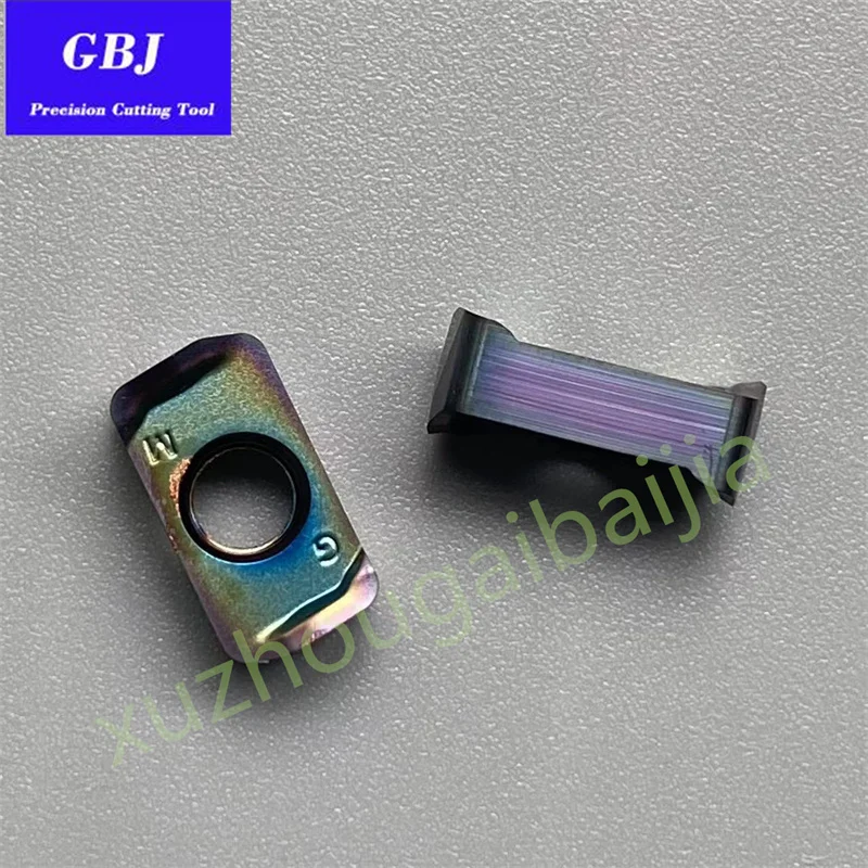 GBJ-CNC LOGU030310ER-GM CNC Carbide milling Stainless steel milling Fast feed face milling insertion LOGU0303 For MFH03R tool