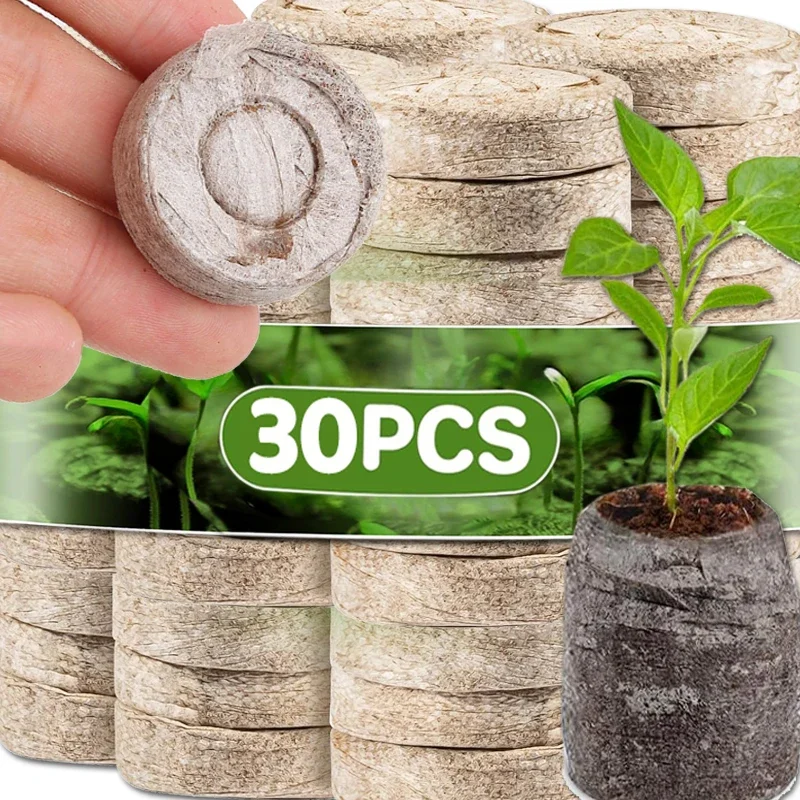 

Plant Starting Pellets Soil Block Compressed Soil Pellets Planting Seedling Block Seed Starter Pods Media Cubes Bulk Plant Plugs