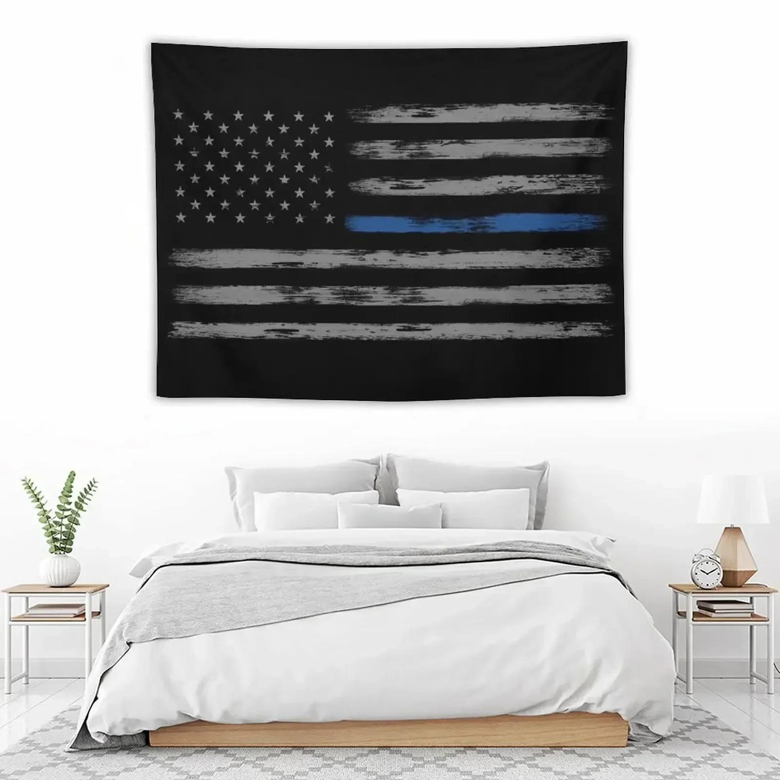 

Blue Line (Gray) Tapestry Wall Decor Decorative Wall Mural Bedroom Decor Christmas Decoration Tapestry