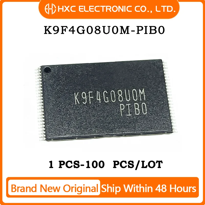 1PCS/5PCS/10PCS/50PCS K9F4G08U0M-PIB0 K9F4G08U0M TSOP48 Brand New Original IC CHIP