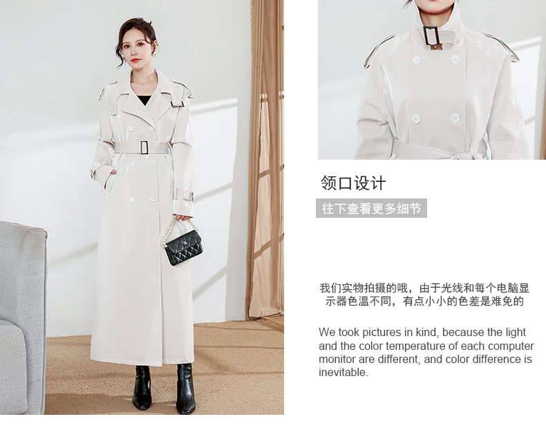 Lautaro Spring Autumn Extra Long Oversized Cool Reflective Shiny Black Patent Leather Trench Coat for Women Belt Runway Fashion