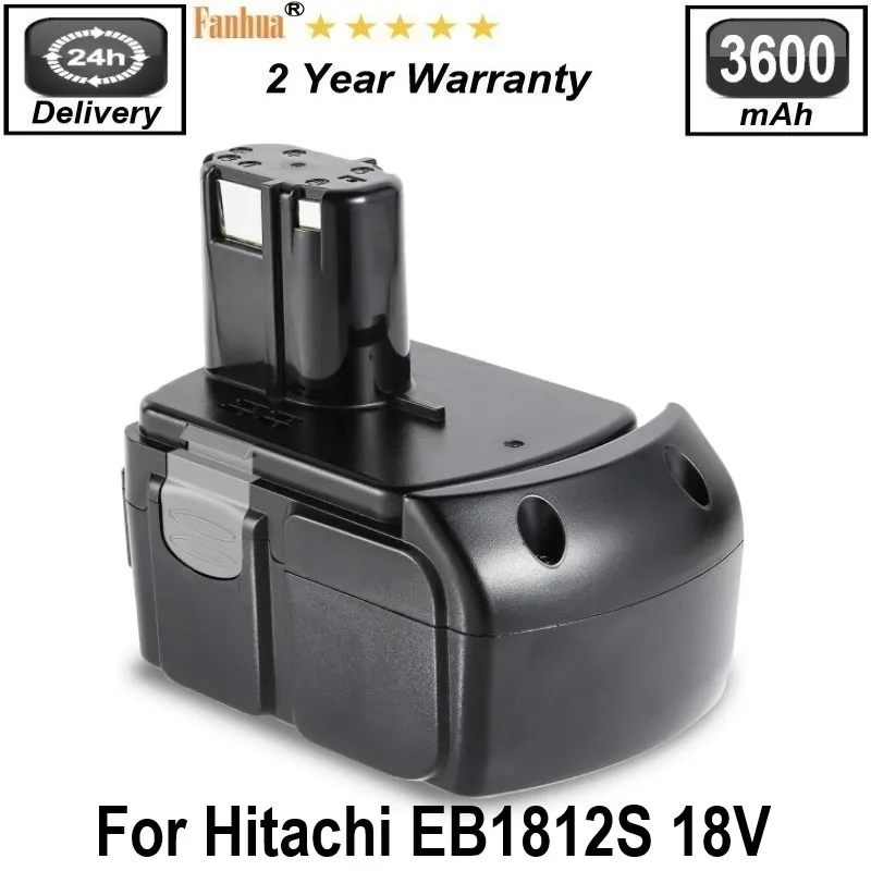 

EB12S 18V 3600mAh Ni-MH EB1812S Battery Replacement for Hitachi EB1812S EB1820 EB1812 EB1814 BCC1815 EB1830H EB1833X EB18B