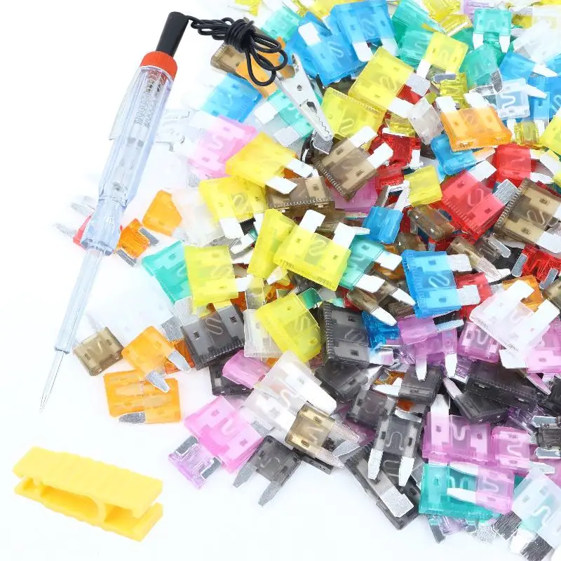 180Pcs Small Car Fuse Combo Kit 5A-30A Auto Circuit Breaker Multi  Assortment for Home Garage Auto Repair
